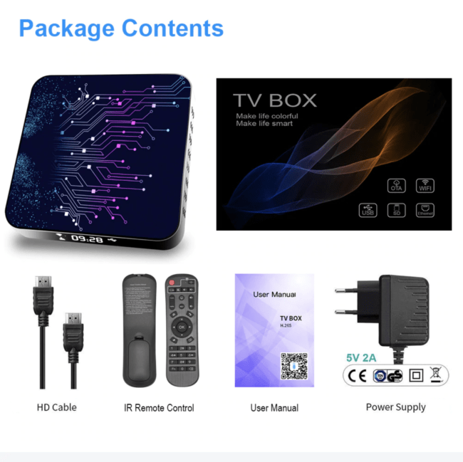 Android Topsion Smart TV Box Android 10 4GB 64GB 4K
