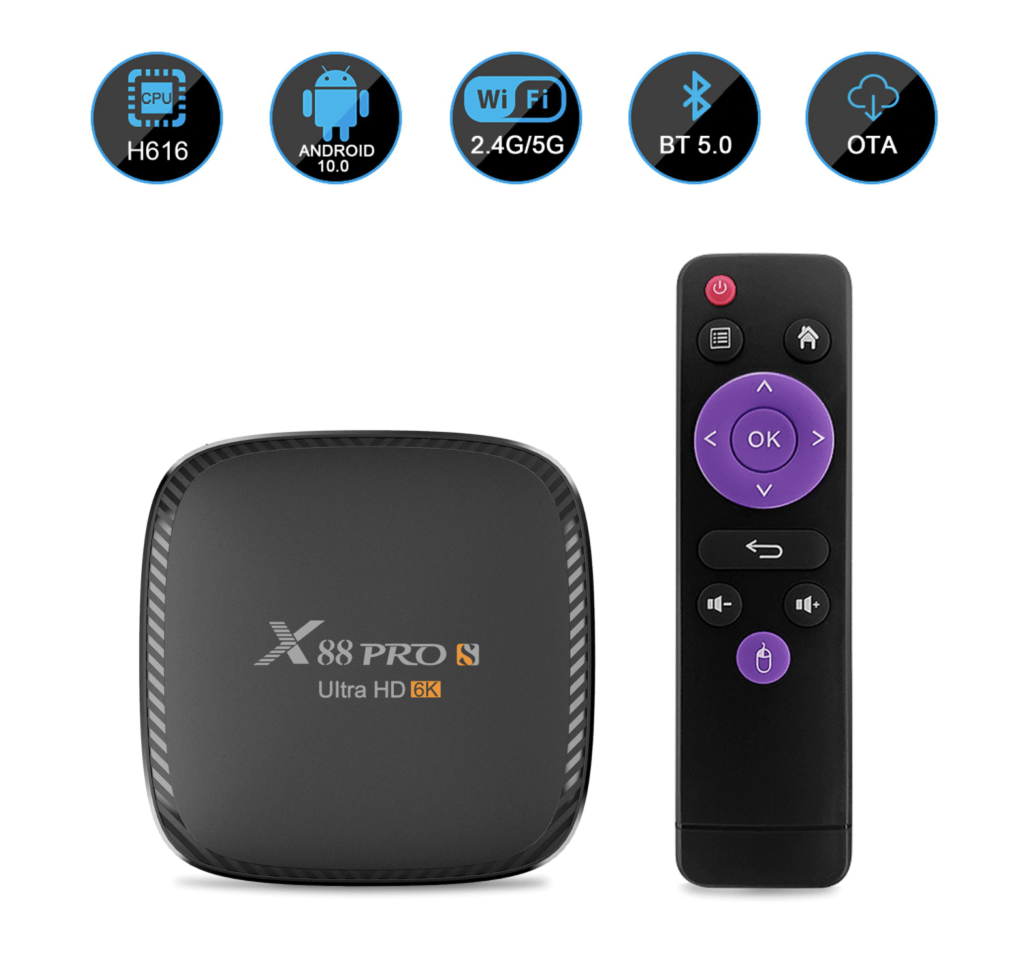 SIKAI X88 PRO S Android 10,0 Smart TV Box Android 10 4G 128GB 6K TVBOX-1